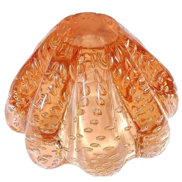 Murano Glass A Seguso Bowl Vtg 1950 Jellyfish Bullicante Vetri D'Arte Bubble Art - Picture 10 of 12